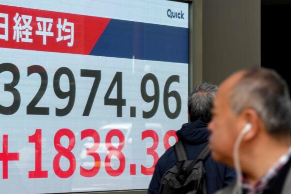 Japan’s Nikkei jumps 6%, rebounds from 1-1/2-year low on US tech boost