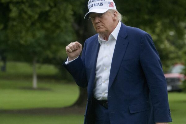 U.S. futures jump while Asian shares slip after Donald Trump delays tariffs on the EU